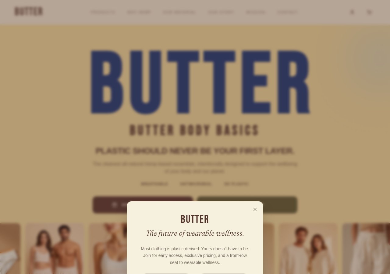 Butter Body Basics homepage