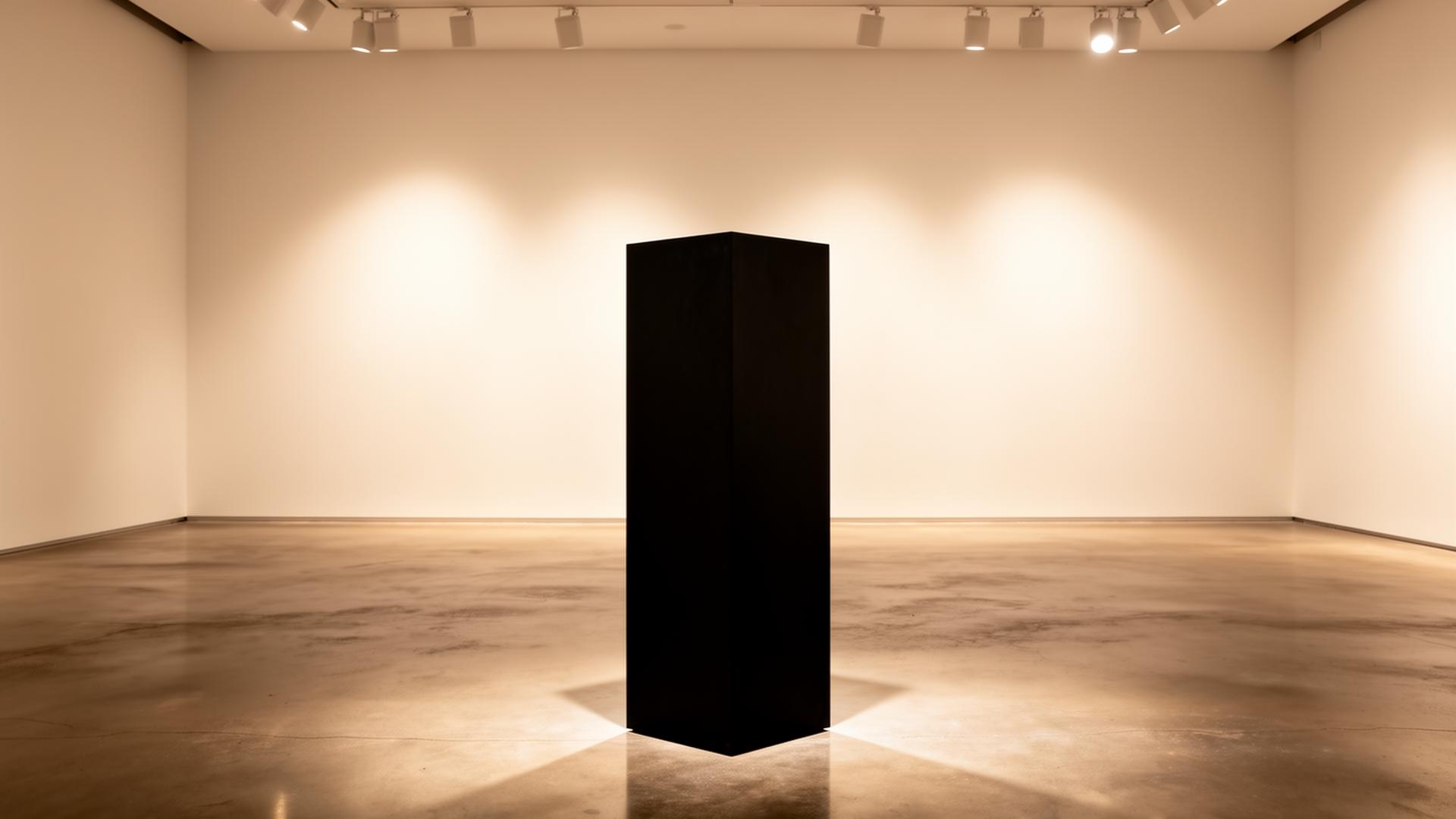 Private gallery — pedestal display