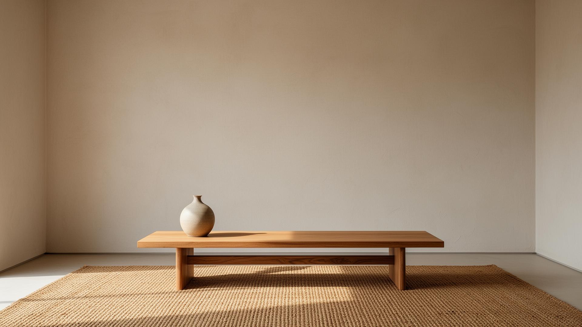 Wabi-sabi meditation room